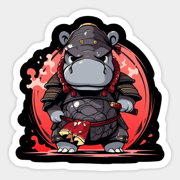 cute hippo Sticker by fancy ghost